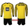 Oficiální Fotbalový Dres s Dlouhý Rukáv Borussia Dortmund Domácí 2021-22 pro Děti